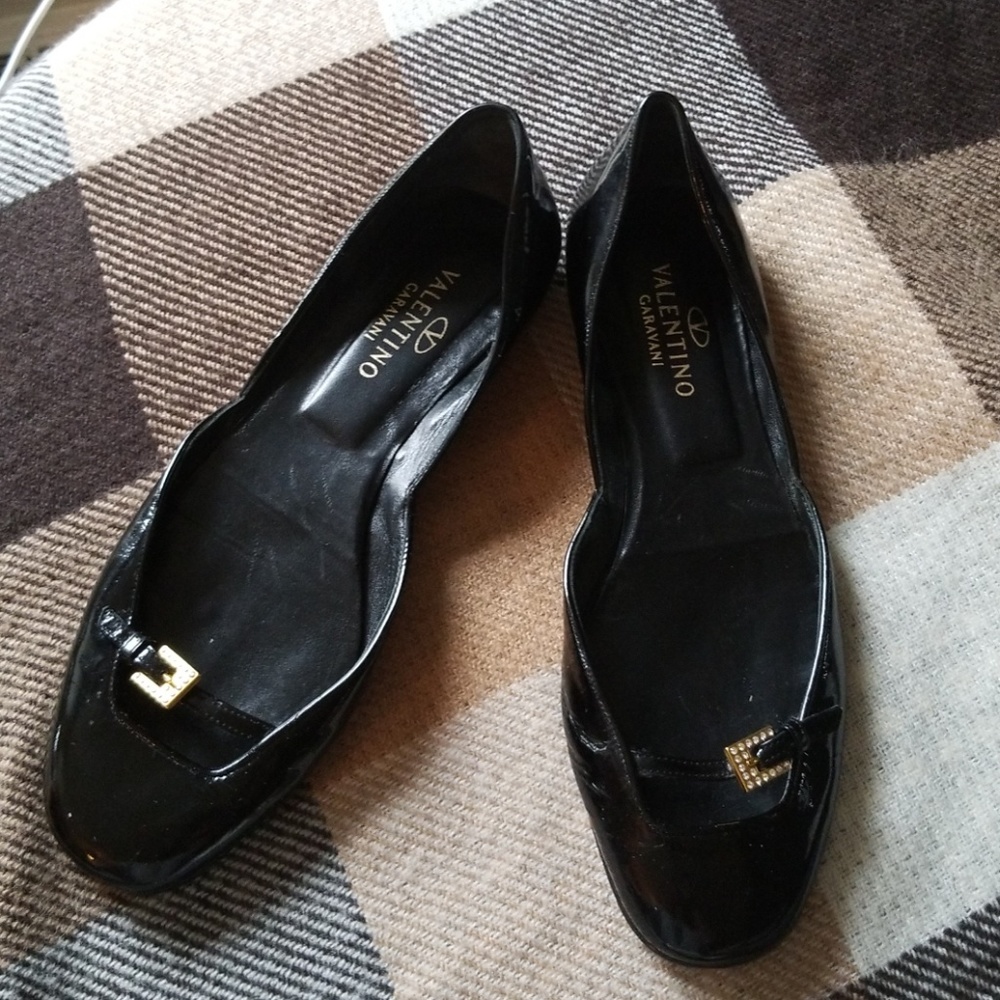 SALE Valentino💜 Patent Leather Ballet Flats 39